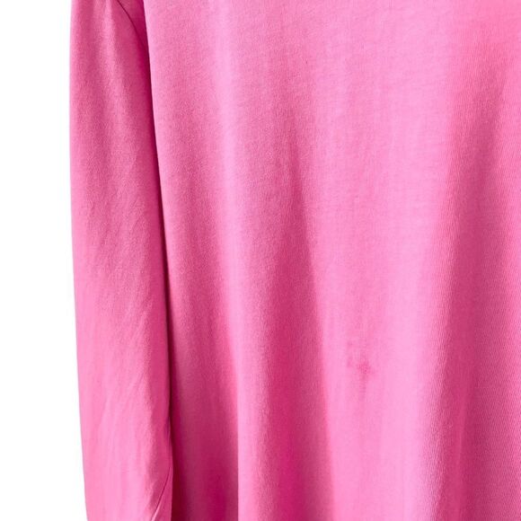 Pink Victoria's Secret Long Sleeve Oversized Campus T-Shirt in Size XS - Picture 10 of 11